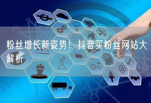 粉丝增长新姿势！抖音买粉丝网站大解析