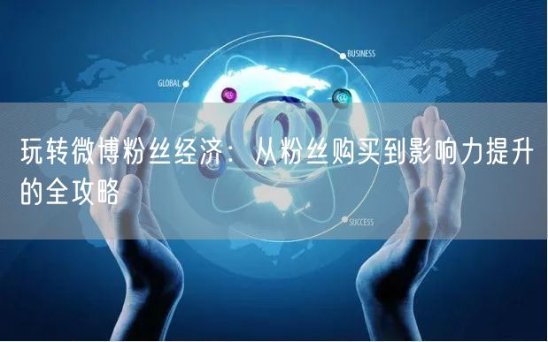 玩转微博粉丝经济：从粉丝购买到影响力提升的全攻略