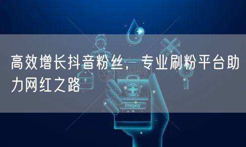 高效增长抖音粉丝，专业刷粉平台助力网红之路