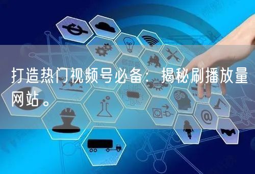 打造热门视频号必备：揭秘刷播放量网站。
