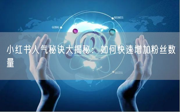 小红书人气秘诀大揭秘：如何快速增加粉丝数量