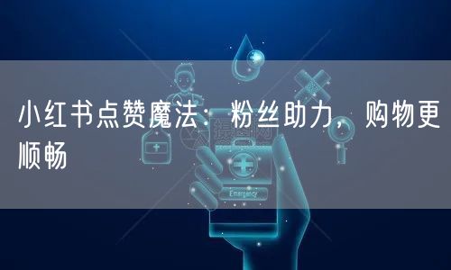 小红书点赞魔法：粉丝助力，购物更顺畅