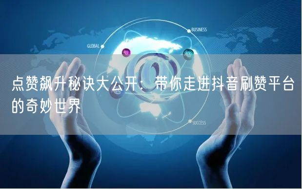 点赞飙升秘诀大公开：带你走进抖音刷赞平台的奇妙世界