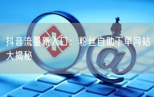 抖音流量新入口：粉丝自助下单网站大揭秘