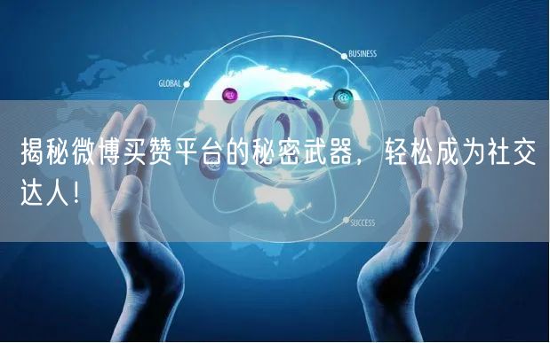 揭秘微博买赞平台的秘密武器，轻松成为社交达人！