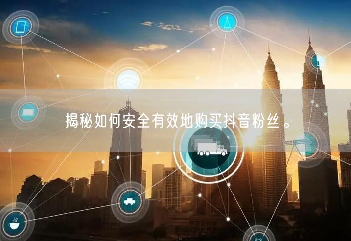 揭秘如何安全有效地购买抖音粉丝。