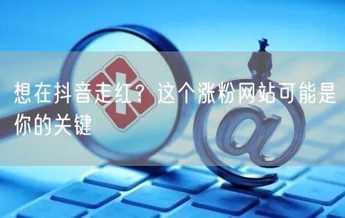 想在抖音走红？这个涨粉网站可能是你的关键