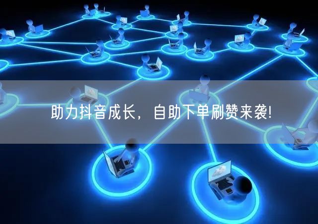 助力抖音成长，自助下单刷赞来袭!