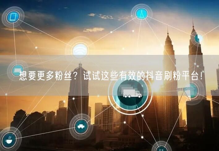 想要更多粉丝？试试这些有效的抖音刷粉平台！